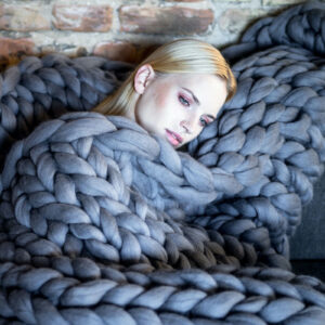 Chunky Knit Blanket