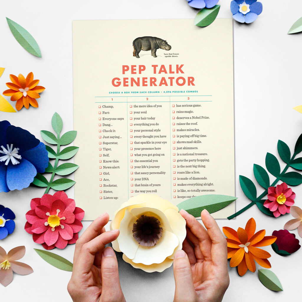 Pep Talk Generator - CRAOB