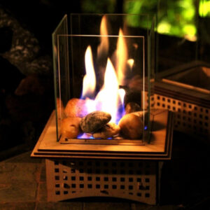 Tabletop Glass Fireplace