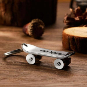 Personalized Skateboard Keychain