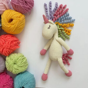 Crochet Unicorn Plush