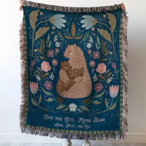 Mama Bear Woven Throw