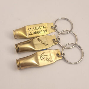 Personalized Bullet Keychain