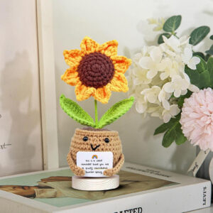 Positive Sunflower Doll Crochet