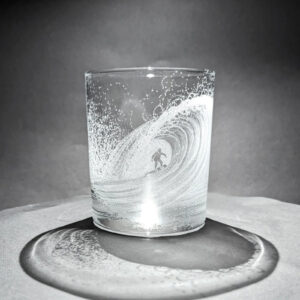 Surfing Whisky Glass