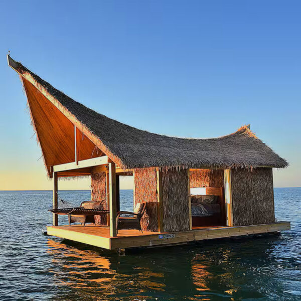 Key West Tiki Hut Boat Airbnb