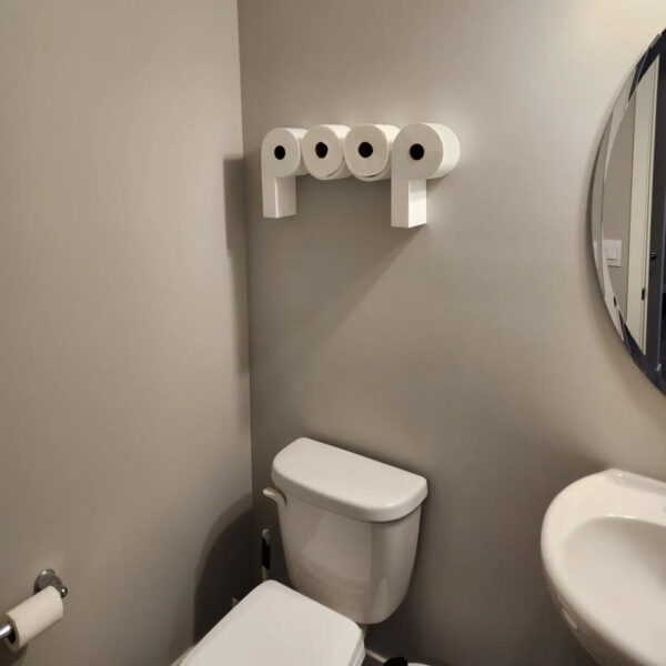 POOP Toilet Paper Holder
