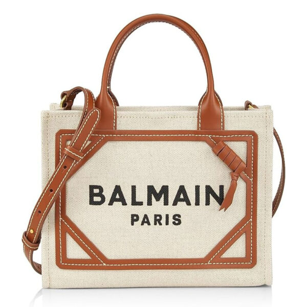 B-Army Canvas Logo Shopper Tote Bag
