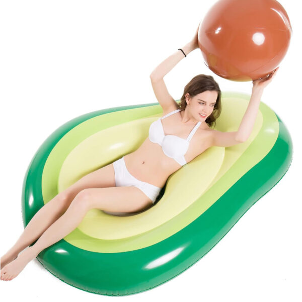 Inflatable Avocado Pool Float