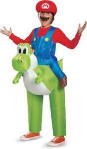 Mario Riding Yoshi Inflatable Costume