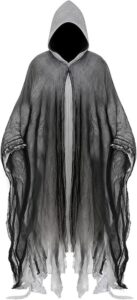 Scary Horror Hooded Robe Halloween Cloak