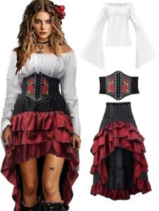Verceco Pirate Costume Women Outfit