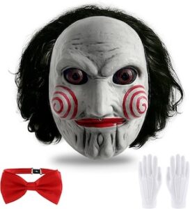 Saw Billy Mask The Scary Puppet Clown Mask