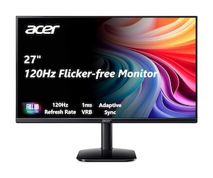 Acer 27-Inch Monitor 27 Inch FHD IPS Display