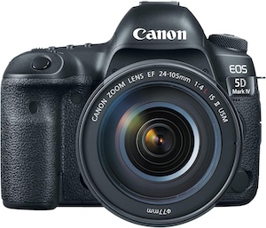Canon EOS 5D Mark IV Full Frame Digital SLR Camera with EF 24-105mm f:4L is II USM Lens Kit