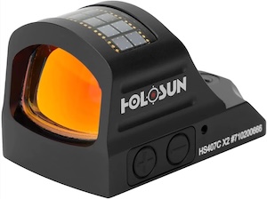 HOLOSUN HE407C-GR X2 : HS407C X2 2 MOA Dot Open Reflex Sight