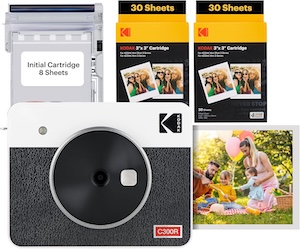 KODAK Mini Shot 3 Retro 4PASS 2-in-1 Instant Digital Camera