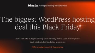 Kinsta Black Friday deals 2025