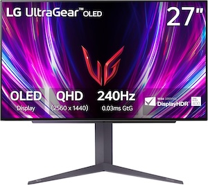 LG ‎27GS93QE 27-inch Ultragear OLED Gaming Monitor