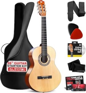Pyle Beginner Acoustic Guitar Kit