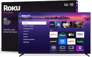 Roku 65-Inch Pro Series Mini-LED Smart TV (2025)
