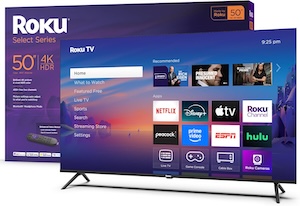 Roku Smart TV 2025 50-Inch Select Series