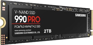 SAMSUNG 990 PRO SSD 2TB NVMe M.2 PCIe Gen4