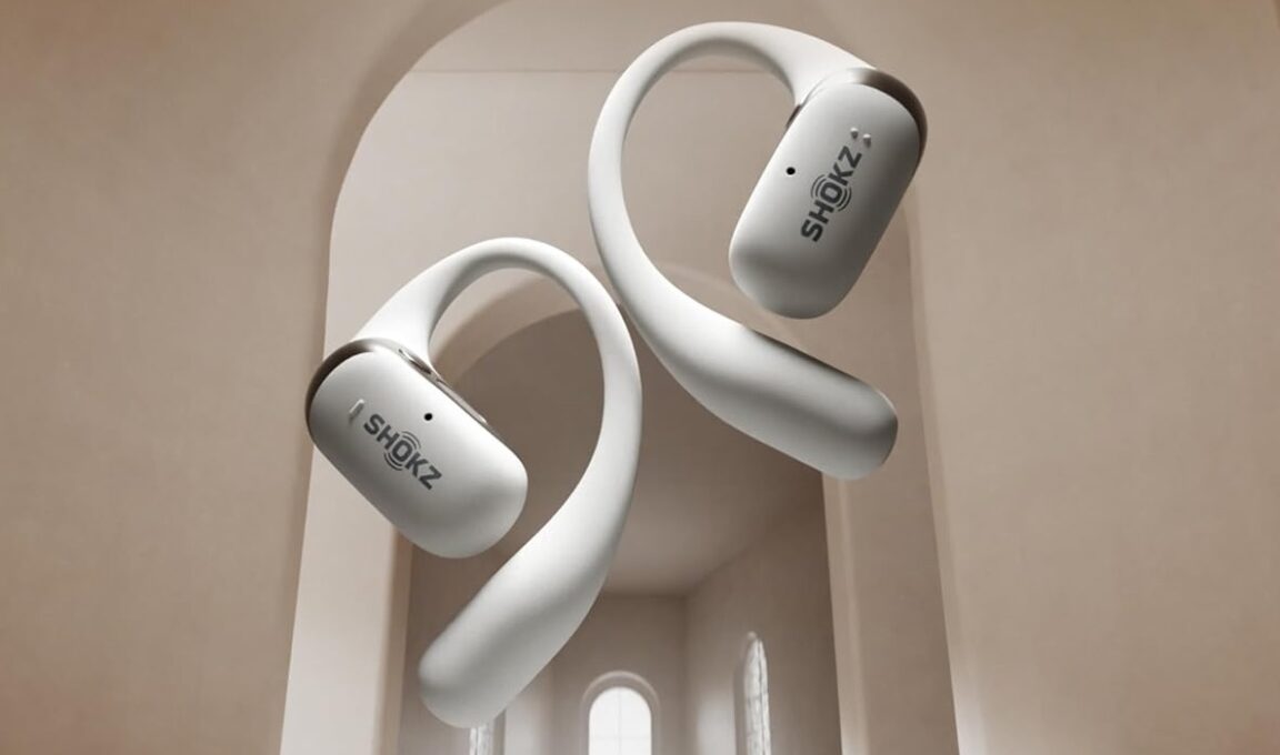 SHOKZ OpenFit 2+ Open-Ear Headphones