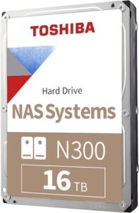 Toshiba N300 16TB NAS 3.5-Inch Internal Hard Drive