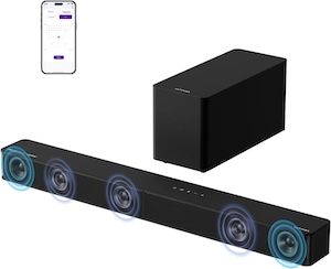 ULTIMEA 5.1CH Surround Sound Bar with Subwoofer